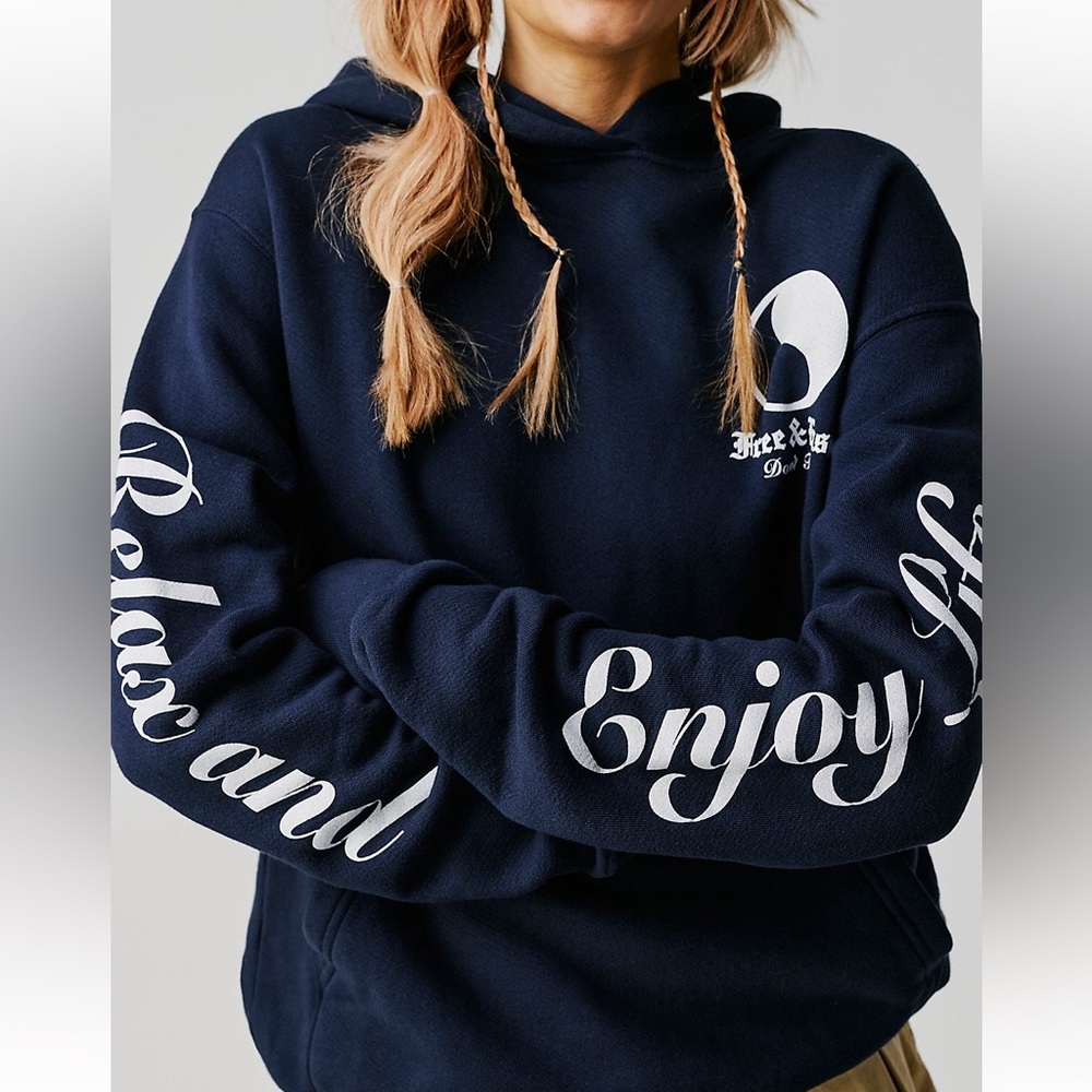 ISO Free & Easy Old English Hoodie in XS or S